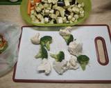 Πλιγούρι με ψητά λαχανικά και φέτα. Καλύτερο και από risotto! φωτογραφία βήματος 3