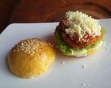 Foto langkah ke 7 dari resep Burger nugget keju #pr_adakejunya.