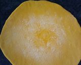 A picture of step 6 of Sweet colourful Custard mathari.