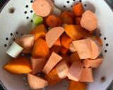 Foto del paso 1 de la receta Puré o papilla de verduras. Verduras naranjas para bebé