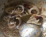 A picture of step 4 of Kadhai paneer.