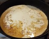 Tejszínes lazacfilé puliszkával recept fázis 6 fotója