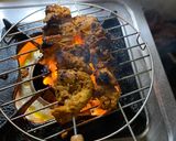 A picture of step 5 of Chicken Boti Bihari style.