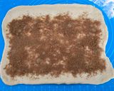 A picture of step 9 of Maple syrup pecan cinnamon roll (TangZhong /water roux method).