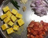 A picture of step 1 of Palak Paneer.