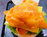 Hình bước làm 6 của món Hamburger Gà Rán
