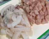 Foto del paso 2 de la receta Arroz con Carne y pescado