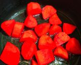 A picture of step 5 of Red potato beef biryani.