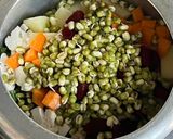 A picture of step 2 of One Pot Pav Bhaji.