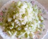 A picture of step 1 of Chow chow koottu.