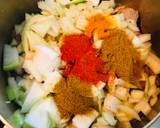 Meat curry with potato and bindy recipe step 1 photo