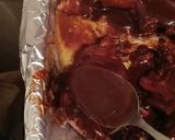 A picture of step 4 of Baked chicken in BBQ sauce and potato salad.