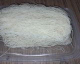 Foto del paso 1 de la receta: Fideos de arroz al pesto y carne
