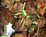 Hình bước làm 2 của món Vịt xào gừng