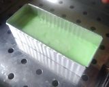 Foto langkah ke 4 dari resep Bolu kukus pandan cokelat.