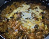 Foto del paso 6 de la receta: Berenjenas🍆champiñones🍄y cebollas🧅entomatadas🍅🌶️🍛🍱🍲🍚