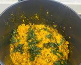 A picture of step 9 of Corn and beans palm oil rice.