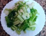 Foto del paso 2 de la receta: Garbanzos con acelgas en crema de verduras