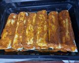 A picture of step 7 of Enchiladas (and Mexican Hot Sauce).