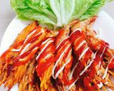 Hình bước làm 2 của món Tôm chiên hoàng bào
