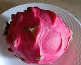 A picture of step 1 of Dragon fruit and Banana Breakfast Pink Smoothie.