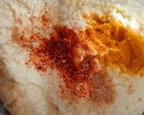 A picture of step 3 of Moong Dal Vadi.