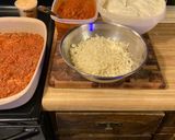 A picture of step 3 of Lasagna.
