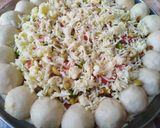 صورة لخطوة 6 من وصفة بيتزا لحم روعه 😘😋✌️