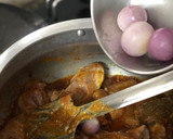 A picture of step 4 of Mutton Do Pyaza.