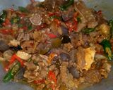 Foto langkah ke 4 dari resep Tumis kambing cabe ijo.