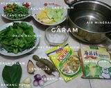 Foto langkah ke 1 dari resep 4. Sayur asem bumbu racik.