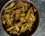 मसाला हरी मिर्च फ्राई(masala mirch fry recipe in hindi) रेसिपी चरण 4 फोटो