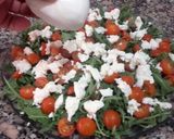 Foto del paso 3 de la receta Ensalada de rúcula, mozzarella y pimiento asado