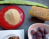 Foto del passaggio 1 della ricetta Sformato di taccole alle acciughe e olive