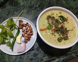 A picture of step 1 of Mint Peanut Chutney.