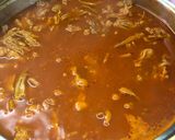 A picture of step 4 of Sonoran Pork Pozolillo.