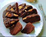 चॉकलेट व्हीट बनाना गुड़ केक (Chocolate wheat banana gud cake recipe in hindi) रेसिपी चरण 11 फोटो