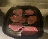 A picture of step 2 of Fillet mignon with mushroom sauce.