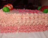 Foto langkah ke 8 dari resep Checkerboard pink cake.