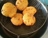 A picture of step 3 of Aalu besan tikki / potato,gram flour fritters.