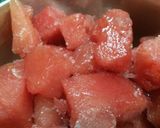A picture of step 1 of Watermelon juice.