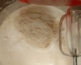 A picture of step 3 of Oreo vanillah cake loaf.