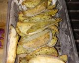 Foto langkah ke 3 dari resep Potato Wedges.