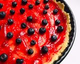 A picture of step 5 of Budget Blueberry Crumble Tart.