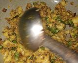 A picture of step 6 of Chawal ka pitha chatpta.