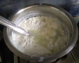 A picture of step 1 of Kalakand.