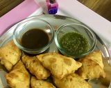 A picture of step 5 of Chatpata Masala Samosa.