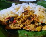 Foto langkah ke 10 dari resep Nasi bakar ayam suwir.