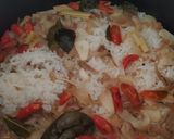 Foto langkah ke 7 dari resep Nasi Liwet Rice Cooker + Telur Dadar.