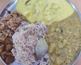 A picture of step 8 of #LBC#brown rice,south indian kadi,Arabhi subji,pumpkin subji#.